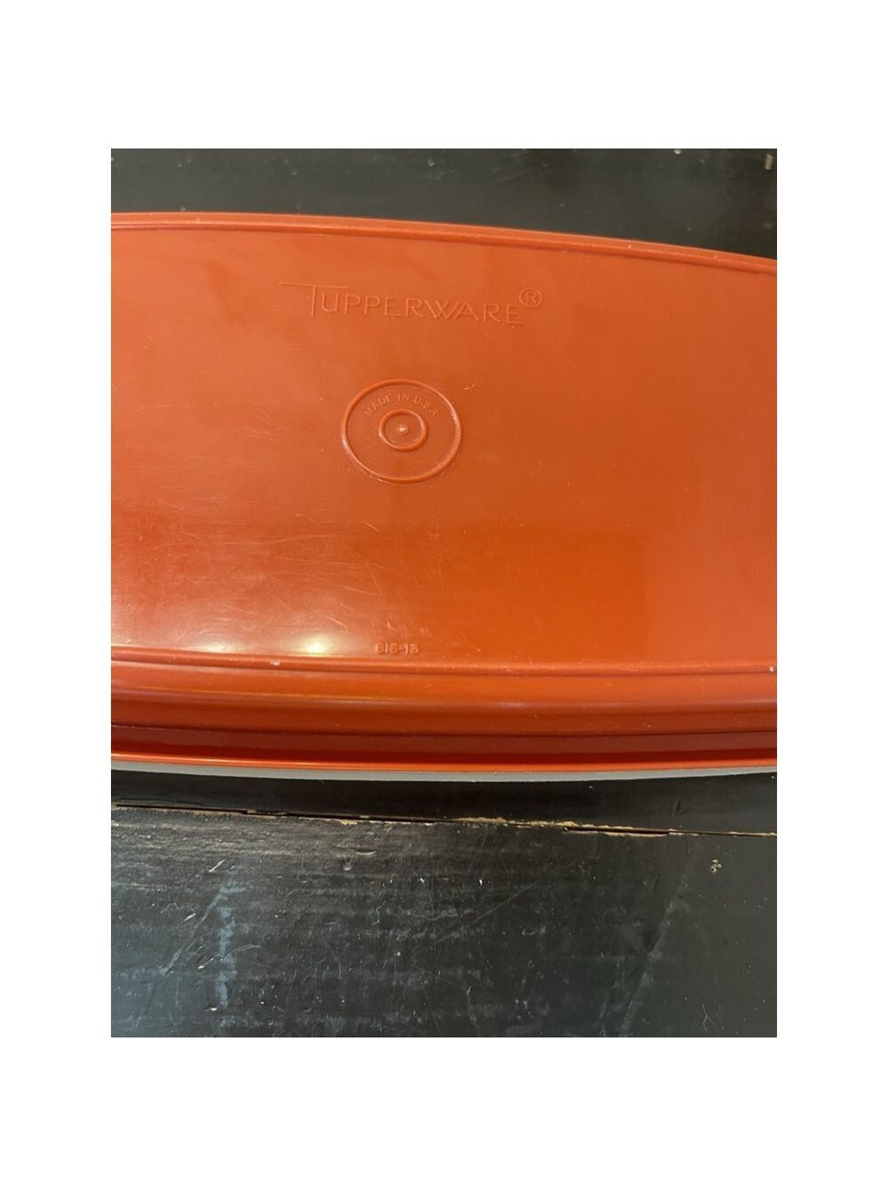 Vintage Tupperware Container Paprika Cold Cut Keeper 816-13 “5x9” - Picture 7 of 7